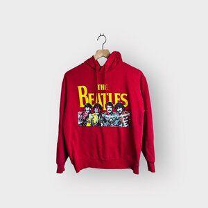 The Beatles Graphic Red Hoodie